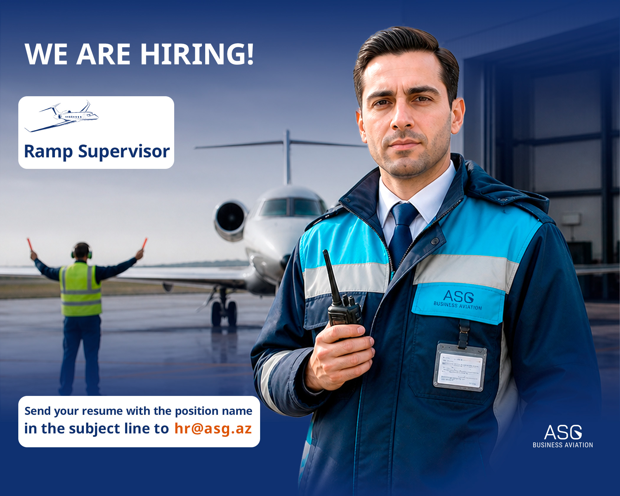 ASG Business Aviation is looking for a Ramp Service Supervisor